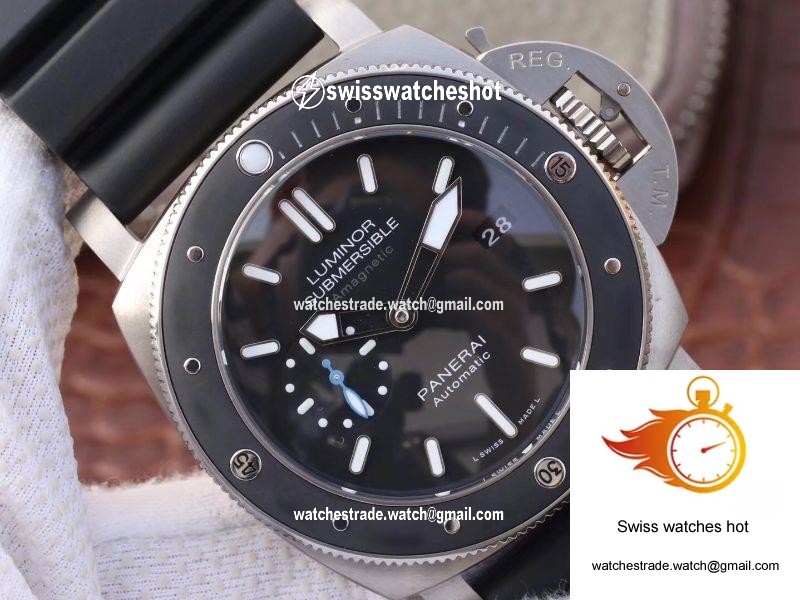 Panerai Luminor Submersible 1950 Amagnetic 3 Days PAM1389 VS Factory Black Dial 4