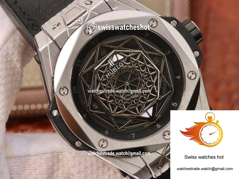 Hublot Big Bang Sang Bleu Titanium 415.NX.1112.VR.MXM16 TMF Factory Black Dial 4