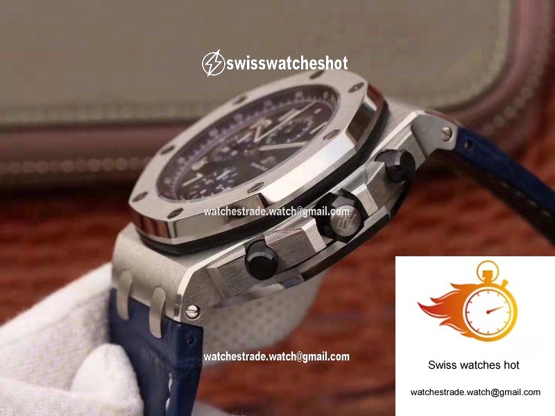 Audemars Piguet Royal Oak Offshore Chronograph 2018 SIHH 26470 JF Factory V2 Black Textured Dial 4
