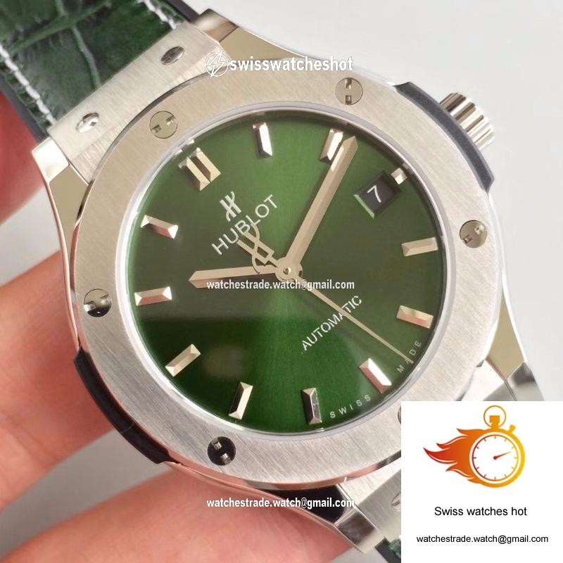 Hublot Classic Fusion 38MM 511.NX.8970.LR JJ Factory Green Dial 4