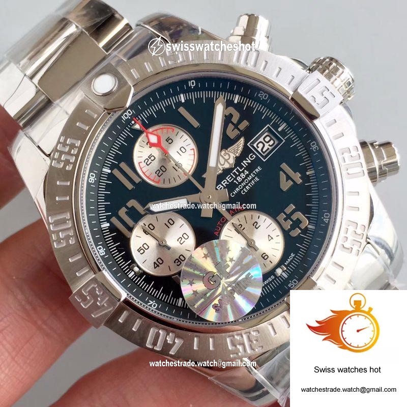 Breitling Avenger II A1338111/C870/158S/A20S.1 43MM GF Factory Blue Dial 4