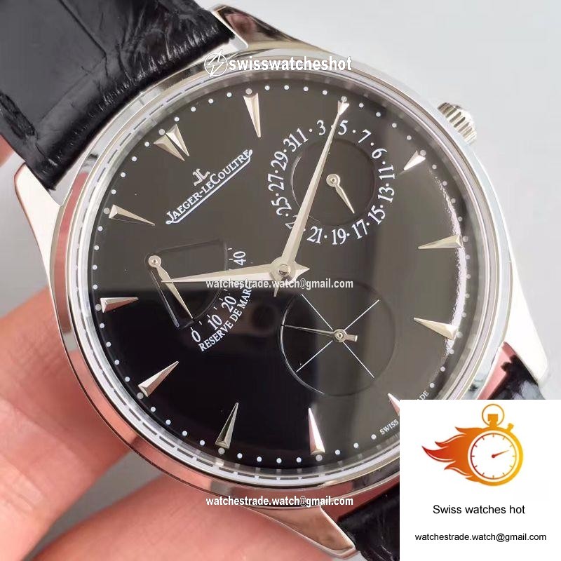 Jaeger-LeCoultre Master Ultra Thin 1378480 39MM ZF Factory Black Dial 4