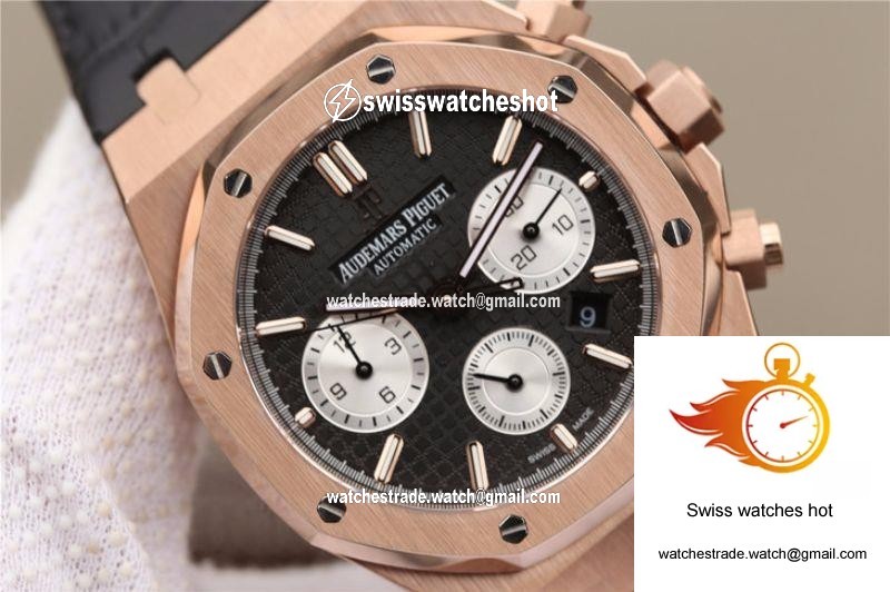 Audemars Piguet Royal Oak Chronograph 26331OR.OO.1220OR OM Factory Black Dial 4
