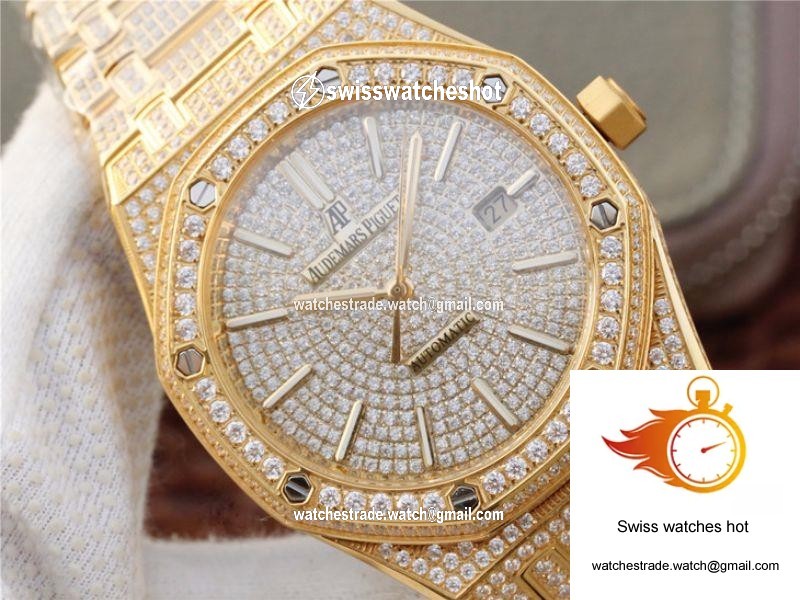 Audemars Piguet Royal Oak 15400.OR01 Diamonds Dial 4