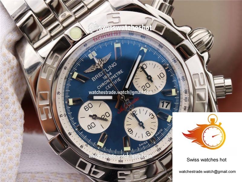 Breitling Chronomat 44MM AB011012/C788/435X/A20BA.1 GF Factory Blue Dial 4