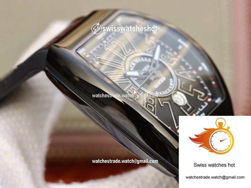 Franck Muller Vanguard V45-05 Black Dial 4