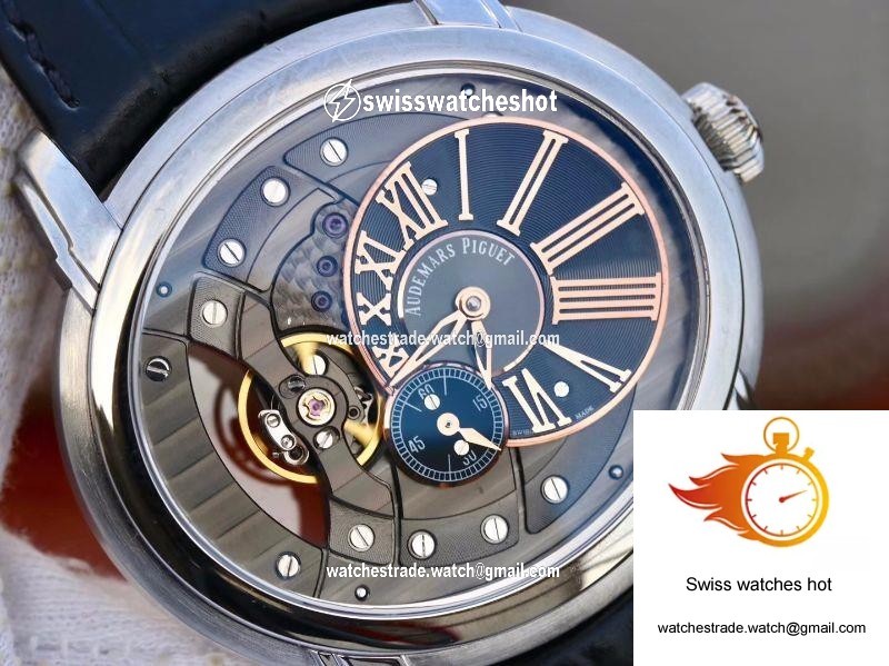 Audemars Piguet Millenary 15350OR.00.D093CR.02 V9 Factory Skeleton Dial 4