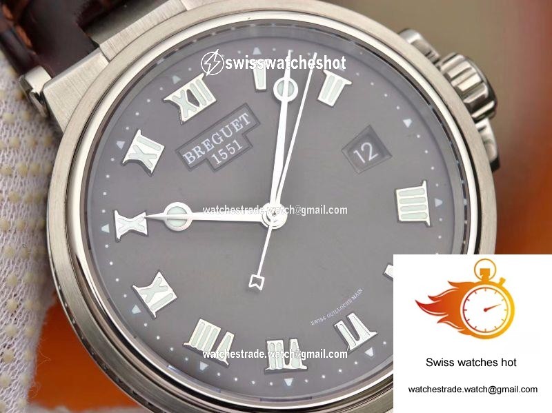 Breguet Marine 5517TI/G2/9ZU V9 Factory Grey Dial 4