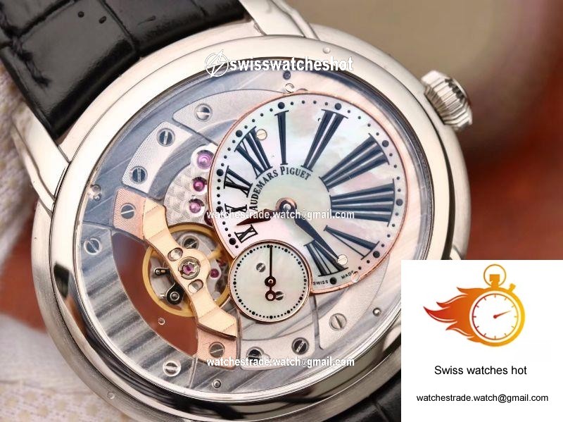 Audemars Piguet Millenary 4101 15350ST.00.D002CR.02 V9 Factory Skeleton Dial 4