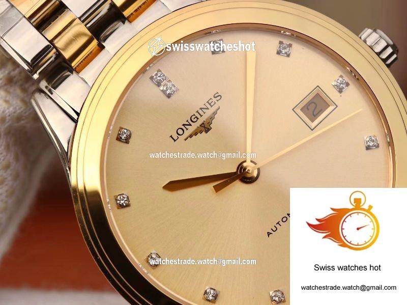 Longines Flagship L4.874.3.37.7 YC Factory Gold Dial 4
