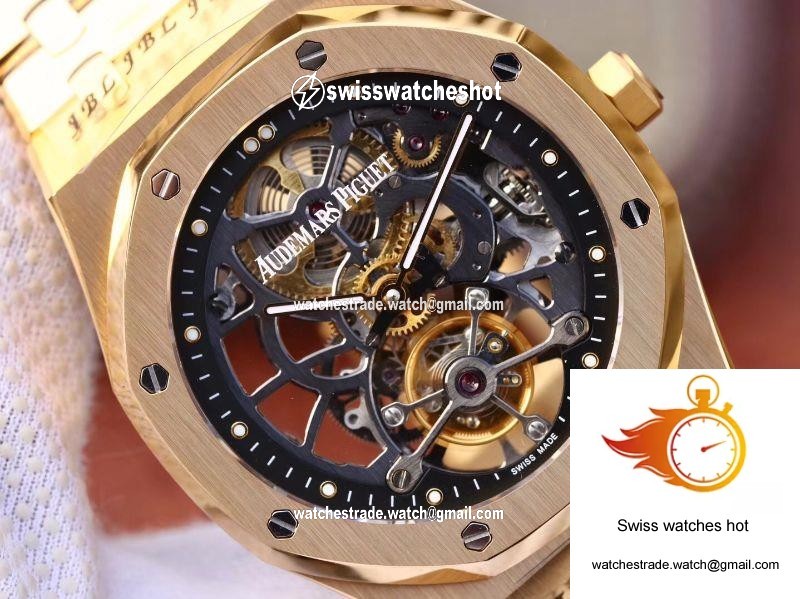 Audemars Piguet Royal Oak Offshore Diver Tourbillon 15407OR.OO.1220ST.01 JF Factory Skeleton Dial 4