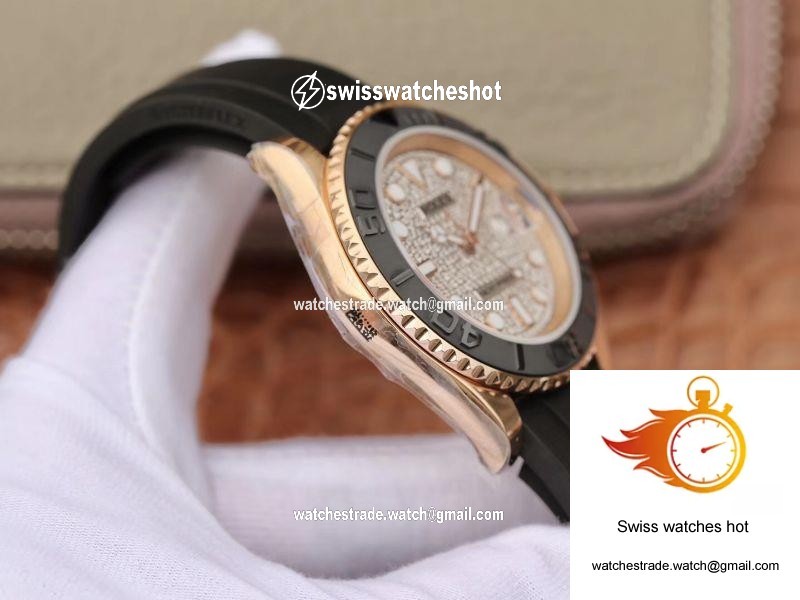 Rolex Yacht Master 116655 40mm Diamond Dial 4