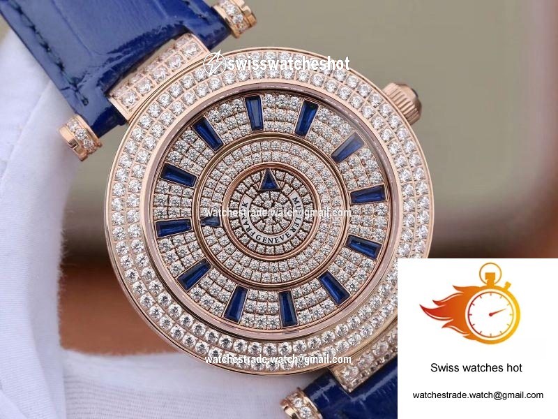 Franck Muller Double Mystery D 3R CD 42 Rose Gold Diamond Dial 4