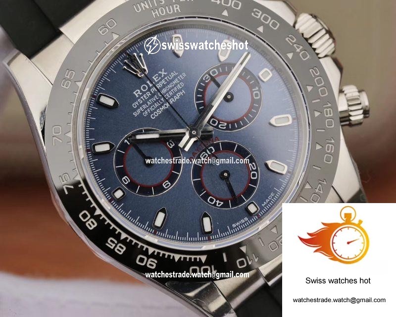 Rolex Daytona Cosmograph 116519 Noob Factory Blue Dial 4