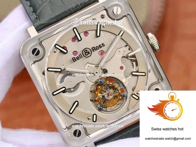 Bell Ross BR-X2 Tourbillon Stainless Steel Brushed Dial 4