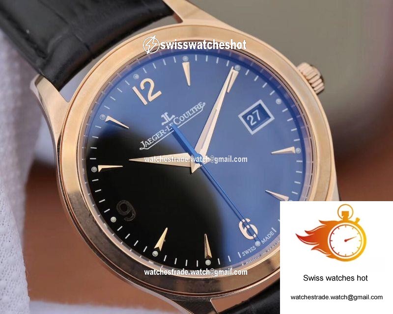 Jaeger LeCoultre Master Control Date Q1542520 ZF Factory Black Dial 4