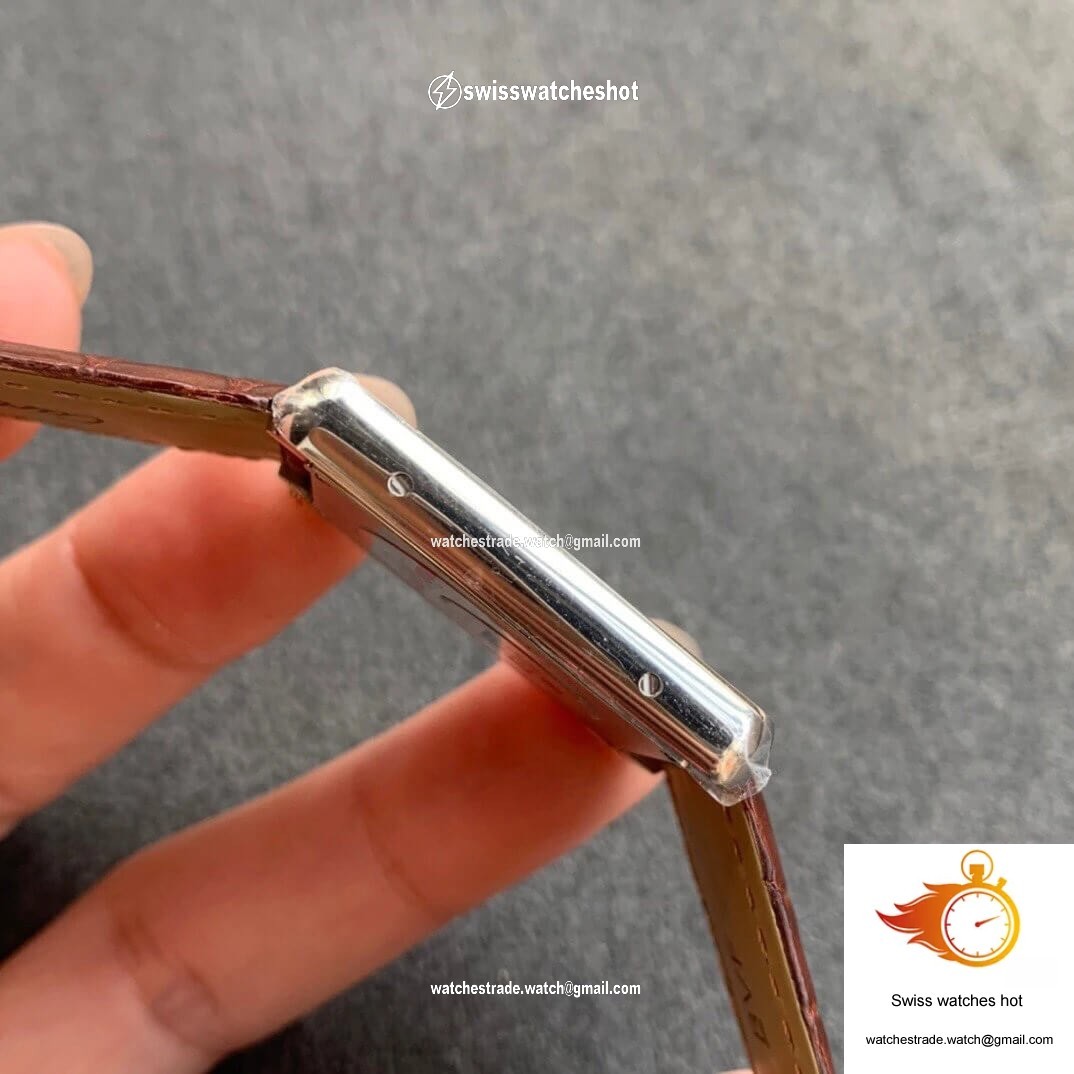 Cartier Tank WSTA0028 K11 Factory Brown Cowhide Strap 5