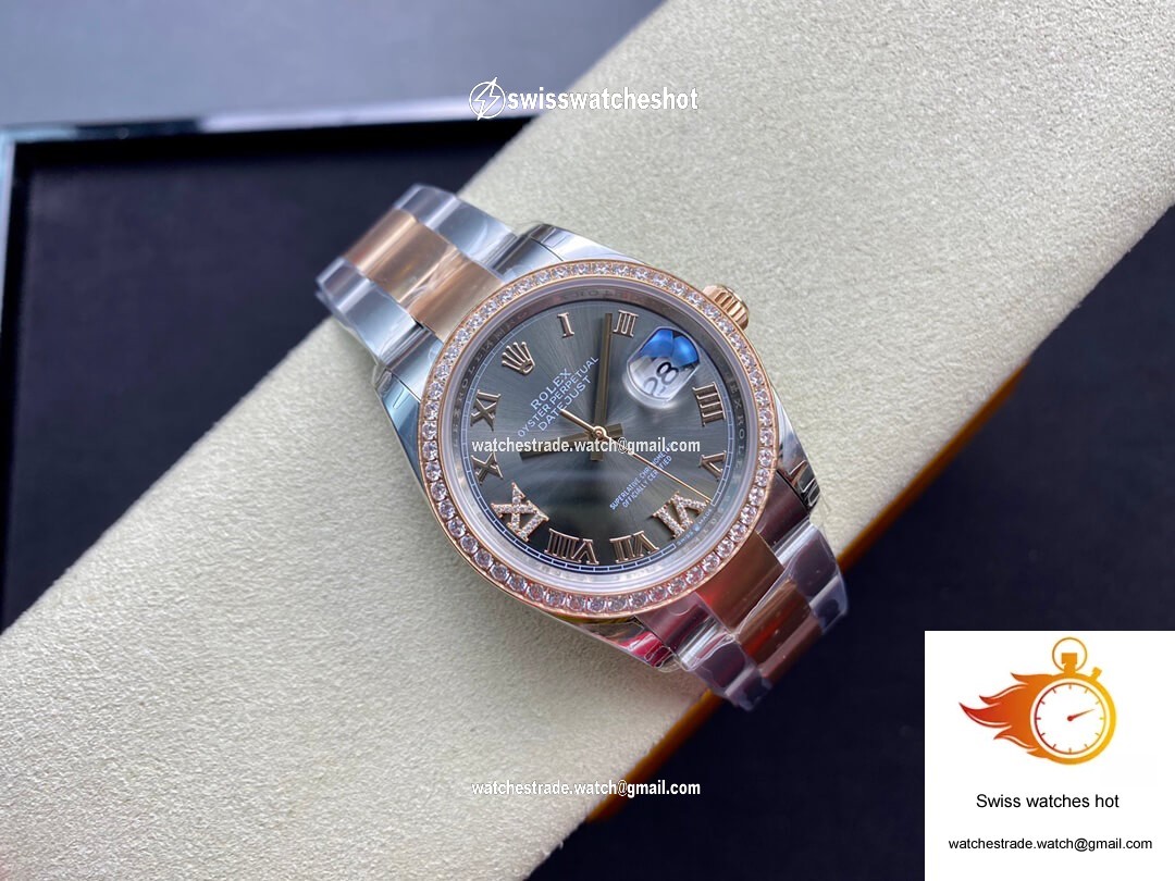 Rolex Datejust M126281RBR-0012 EW Factory Diamond-set Bezel 5