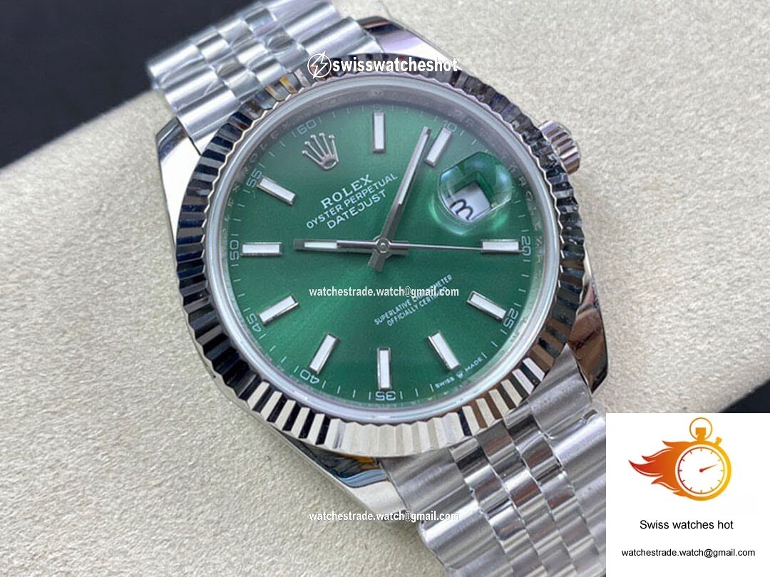 Rolex Datejust M126334-0028 EW Factory Green Dial 5