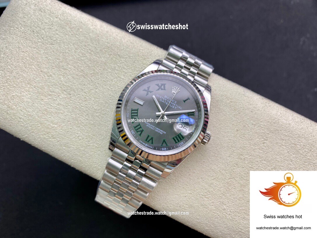 Rolex Datejust M126234-0045 36MM EW Factory Grey Dial 5
