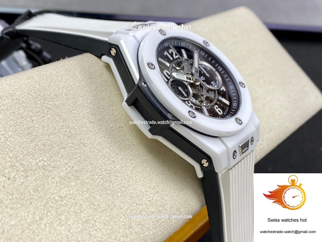 Hublot BIG BANG Unico 421.HX.1170.RX ZF Factory White Ceramic Case 5
