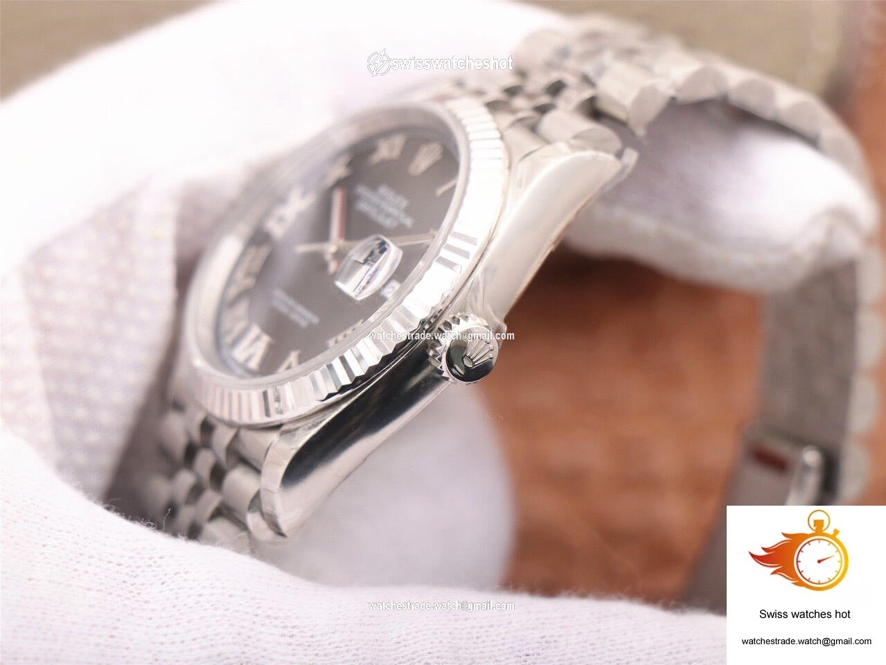 Rolex Datejust M126233 EW Factory Black Diamond-set Dial 5
