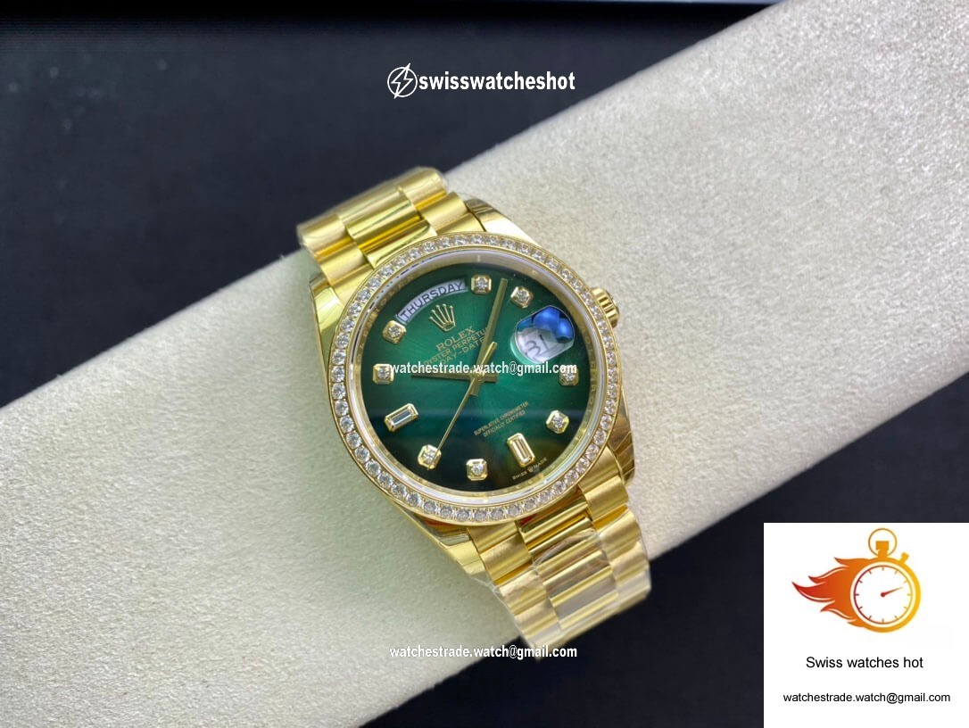 Rolex Day Date M128348RBR-0035 EW Factory Yellow Gold 5