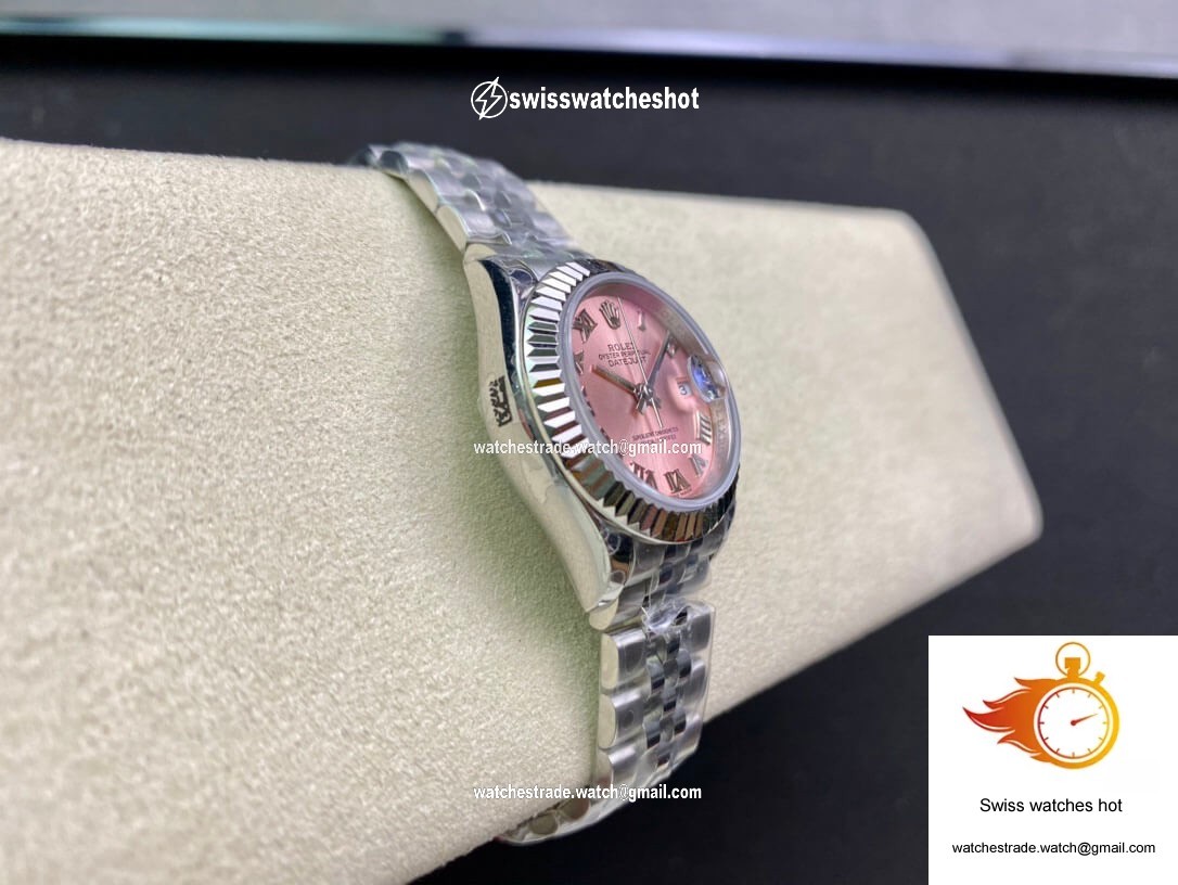 Rolex Datejust M279174-0017 28MM EW Factory Pink Dial 5