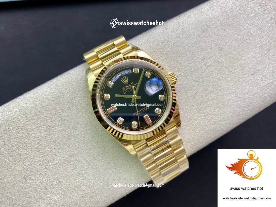 Rolex Day Date 118208 EW Factory Yellow Gold 5