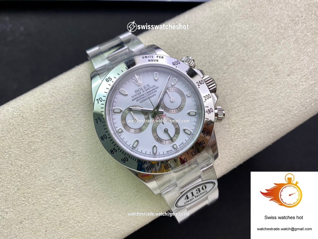 Rolex Cosmograph Daytona 116520LN Clean Factory White Dial 5
