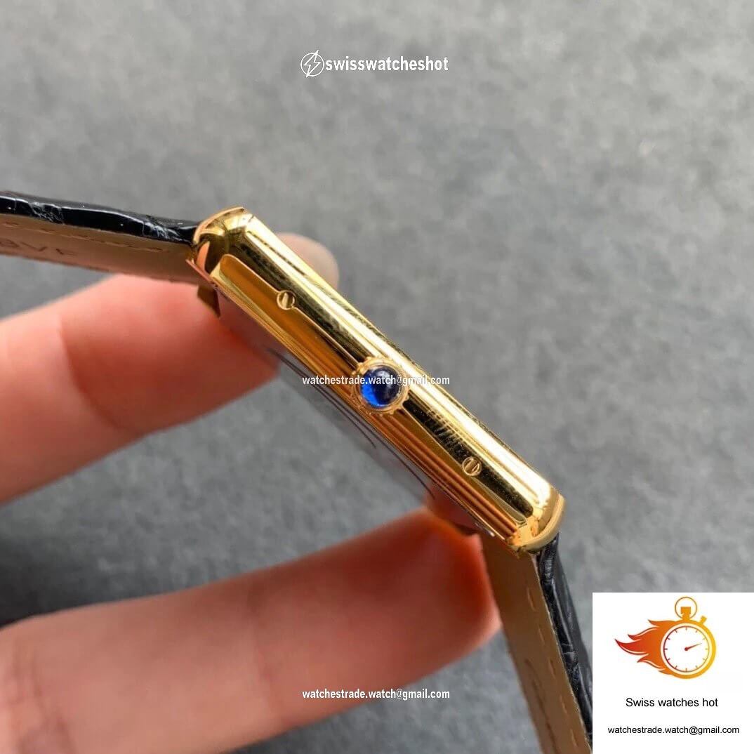 Cartier Tank K11 Factory V2 Yellow Gold White Dial 5
