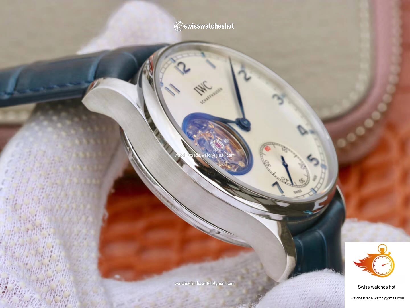 IWC Portuguese Tourbillon ZF Factory Stainless Steel White Dial 5