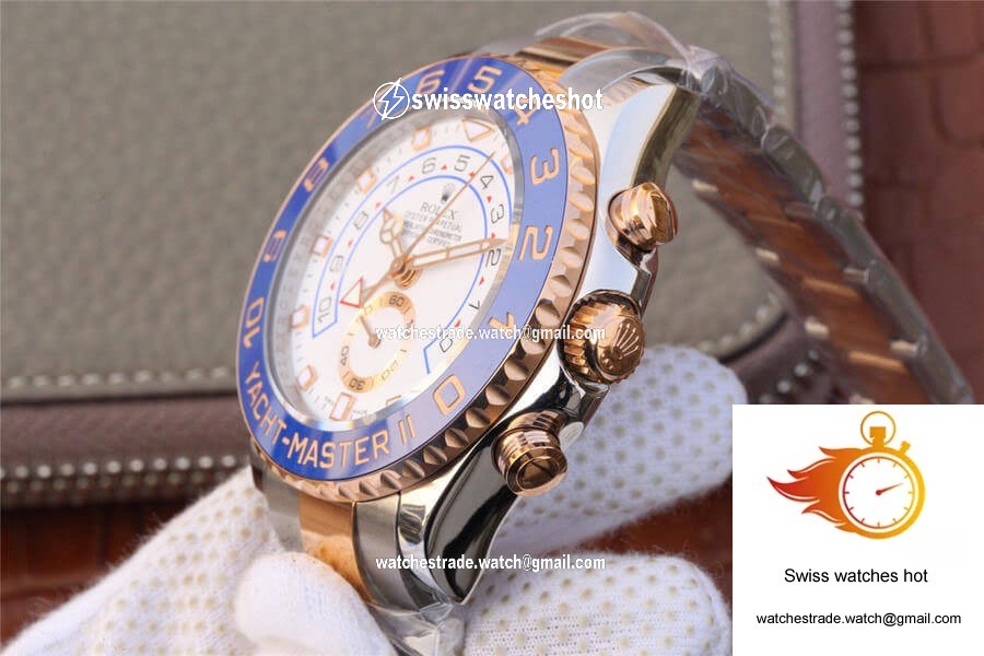 Rolex Yacht-Master M116681-0002 JF Factory White Dial 5
