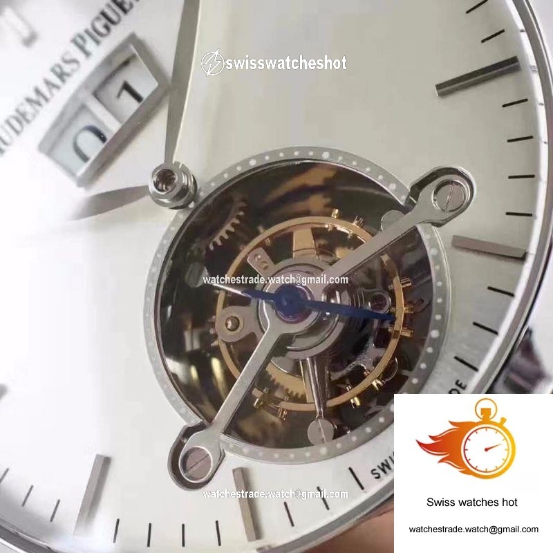 Audemars Piguet Audemars Tourbillon Grande Date 26559 White Dial 5