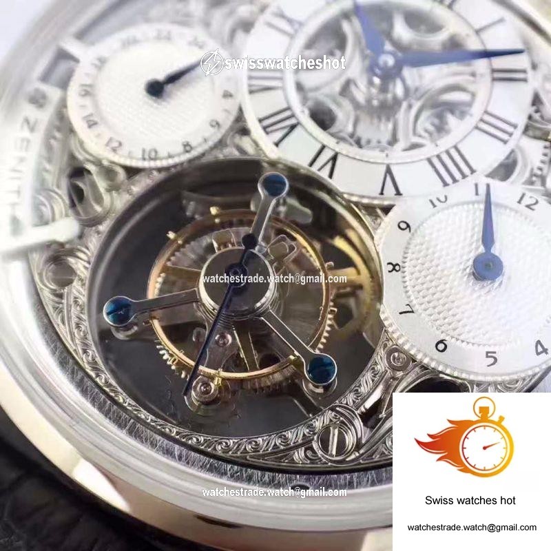 Zenith EP Calender Skeleton Tourbillon SS/LE White and Skeleton Dial 5