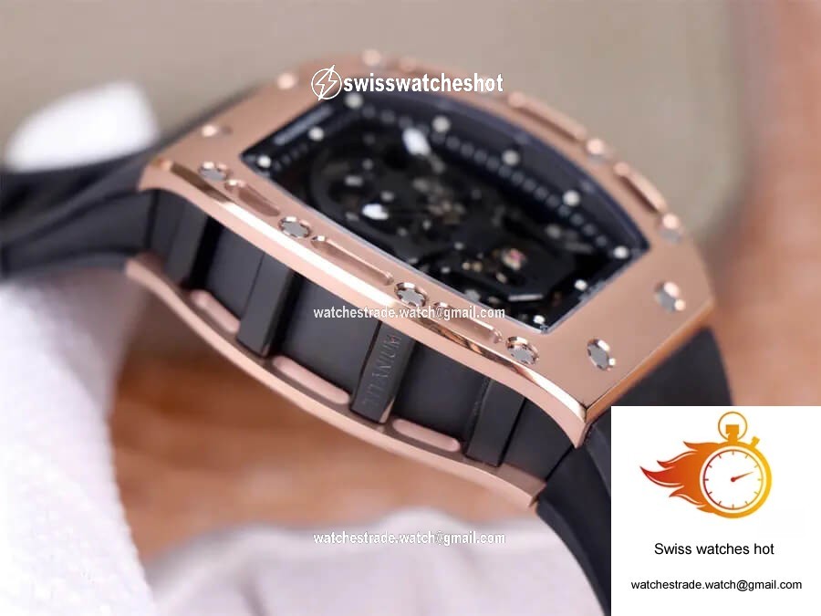 Richard Mille RM52-01 Tourbillon JB Factory Ceramic Skull Dial 5