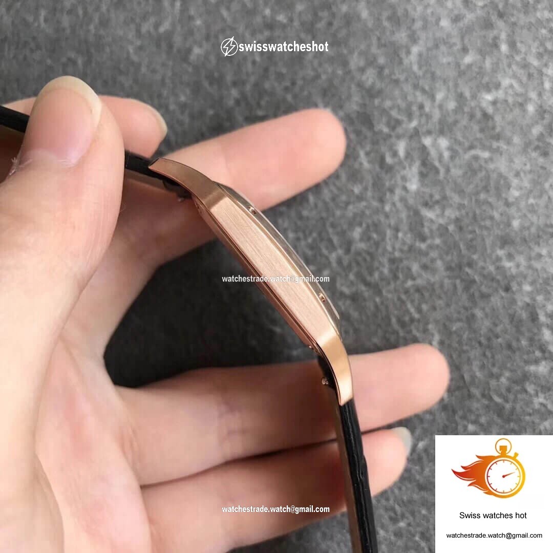 Cartier Santos WGSA0021 Rose Gold Silver Dial 5