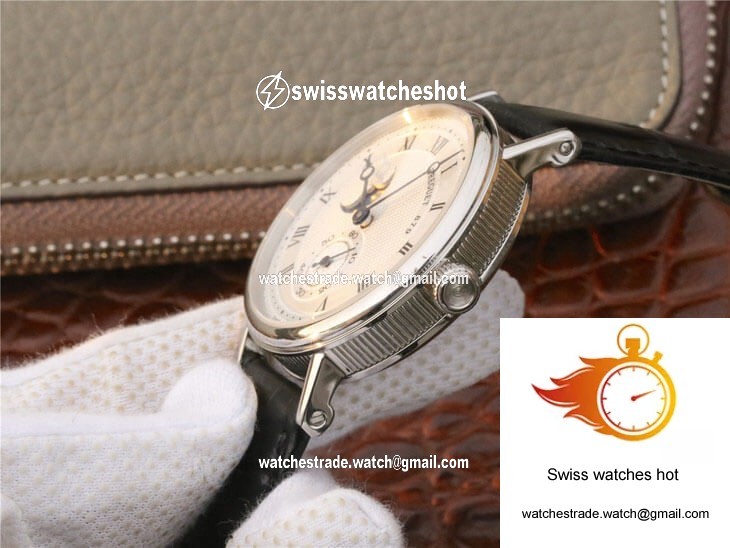 Breguet Classique Moonphase 4396 Stainless Steel White Dial 5