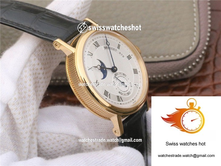 Breguet Classique Moonphase 4396 Yellow Gold White Dial 5