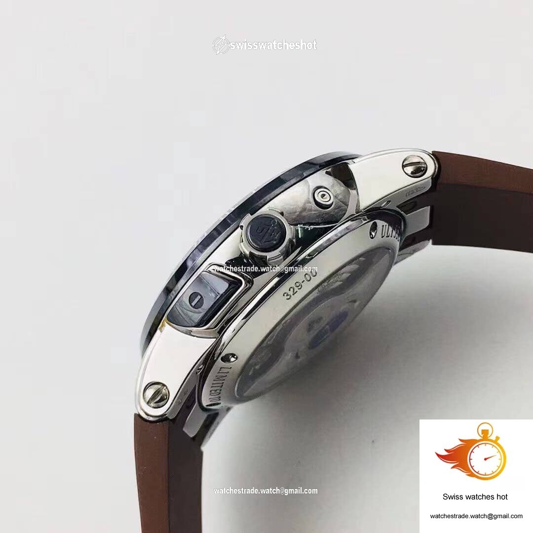 Ulysse Nardin El Toro 322-00 TW Factory Ceramics Brown Dial 5