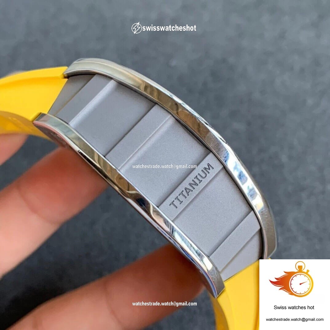 Richard Mille RM11 KV Factory Titanium Yellow Strap 5