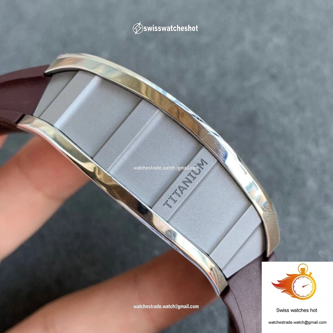 Richard Mille RM11 KV Factory Titanium Brown Strap 5