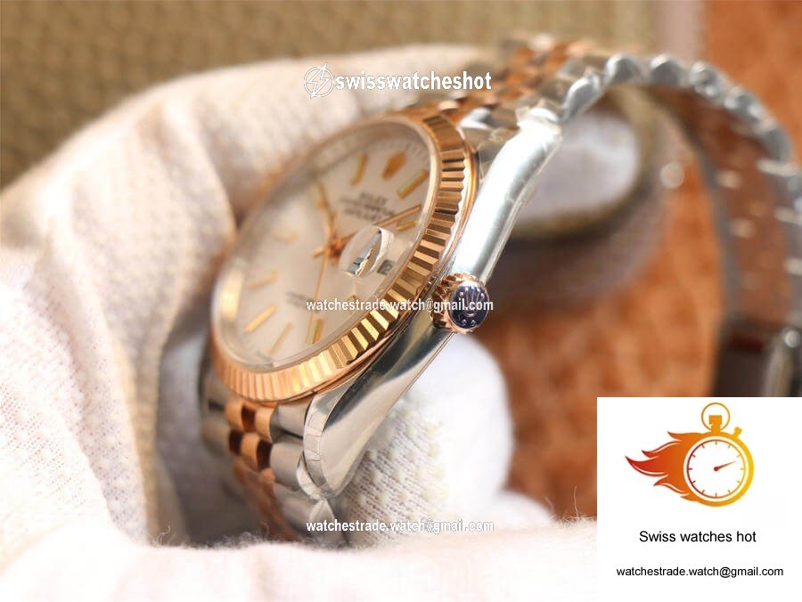 Rolex Datejust M126231-0017 EW Factory Rose Gold White Dial 5