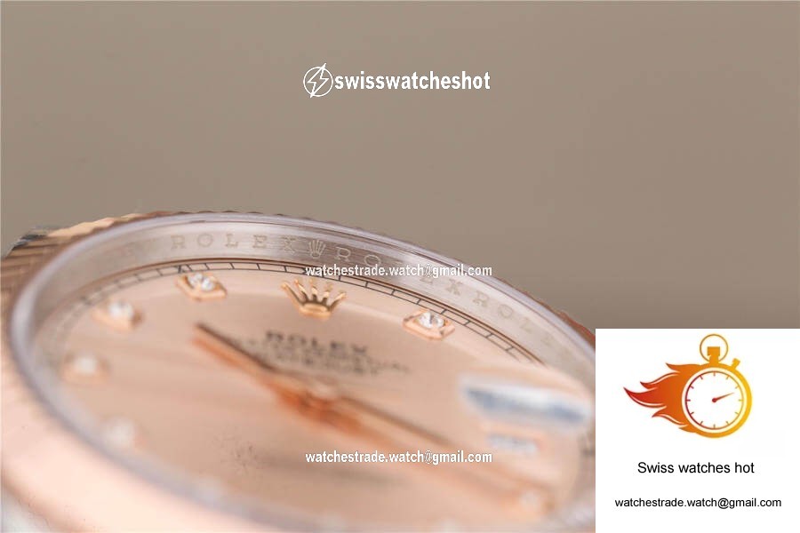 Rolex Datejust M126331-0008 EW Factory Rose Gold Sundust Dial 5