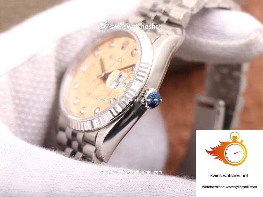 Rolex Datejust M126234-0023 36MM EW Factory Diamond-Studded Dial 5