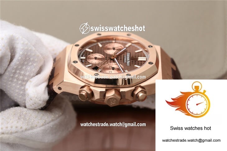 Audemars Piguet Royal Oak Chronograph 26331OR.OO.D821CR.01 OM Factory Brown Dial 5