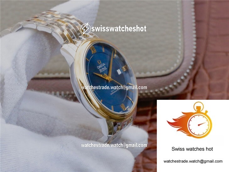 Omega De Ville 424.20.37.20.03.001 TW Factory Blue Dial 5