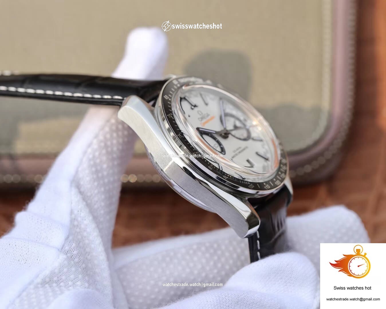 Omega Speedmaster Racing Chronograph 329.33.44.51.04.001 OM Factory White Dial 5