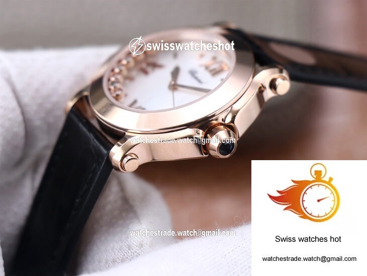 Chopard Happy Sport 278492 YF Factory White Dial Rose Gold 5