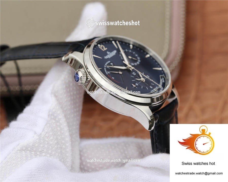Jaeger LeCoultre Master 1422521 TWA Factory Blue Dial 5